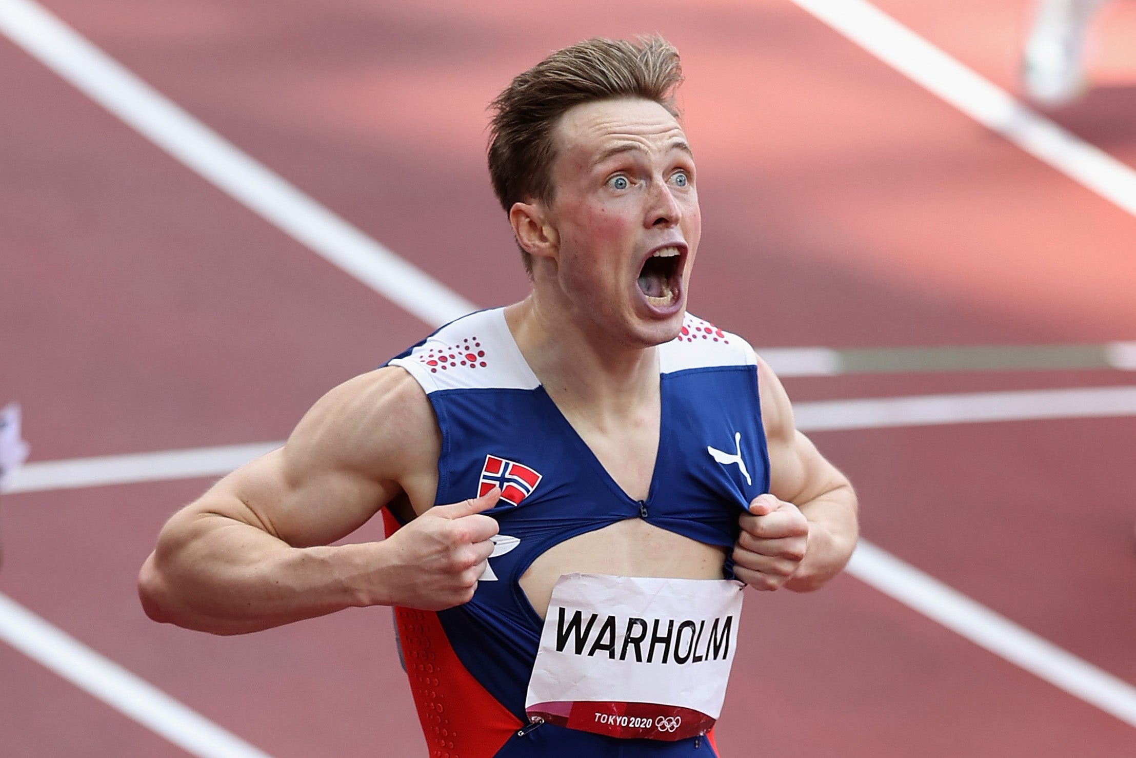 Karsten Warholm giành huy chương vàng Olympic tại Tokyo 2020