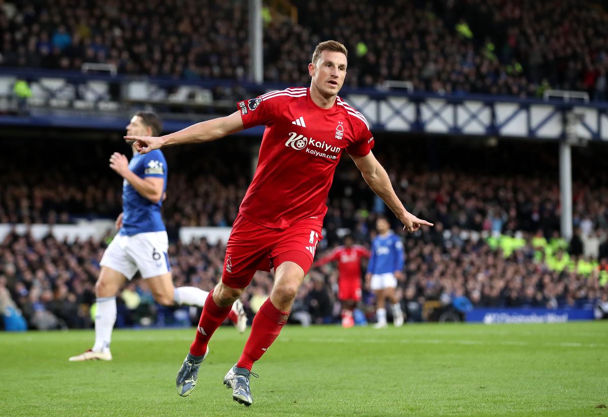 Chris Wood của Rừng Nottingham. Chris Wood của Rừng Nottingham.