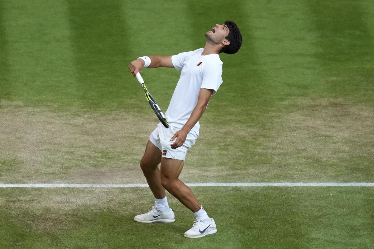 Heartbreak on Centre Court: Alcaraz produced some rollicking shots in the final, but they were not enough to beat Sinner.