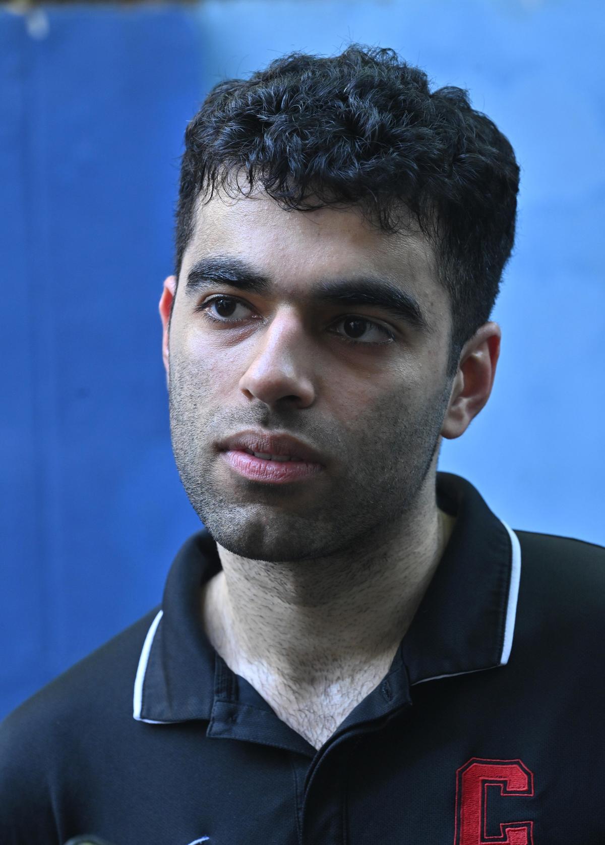 FILE PHOTO: Veer Chotrani của Ấn Độ đã thua tay vợt người Pháp Baptiste Masotti trong trận tứ kết gay cấn ở Hamburg Open.