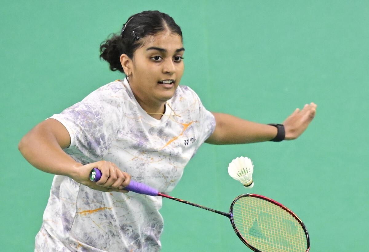 Ảnh hồ sơ: Shriyanshi Valishetty thua An Qi Yuan trong trận chung kết vào Chủ nhật.