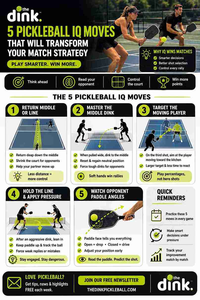 5 động tác IQ Pickleball sẽ thay đổi chiến lược trận đấu của bạn