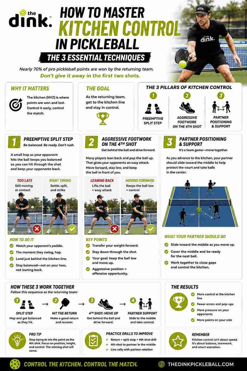 Cách làm chủ việc điều khiển nhà bếp trong Pickleball