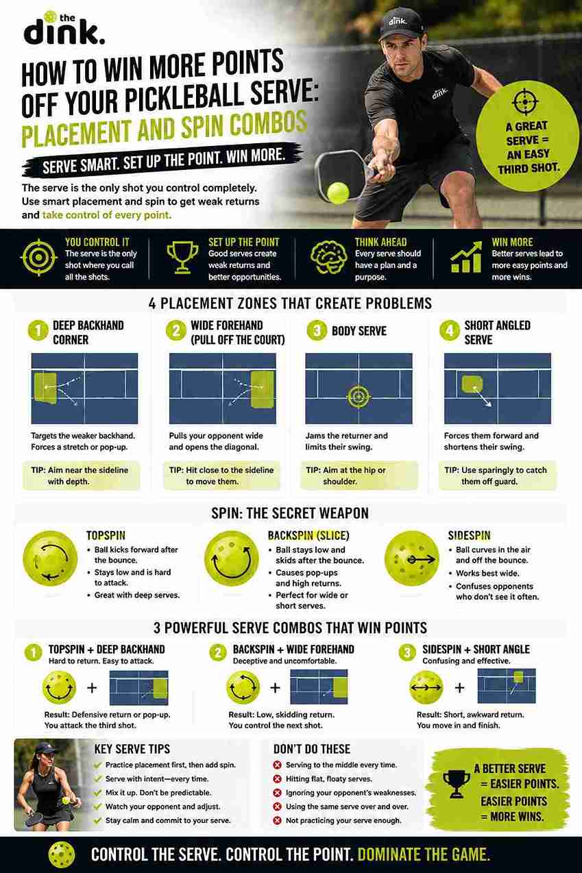 How to Win More Points Off Your Pickleball Serve