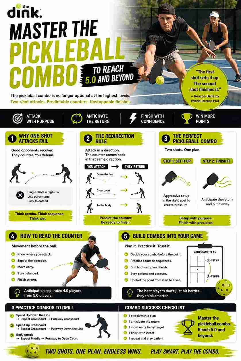 Nắm vững Combo Pickleball để đạt 5.0 và hơn thế nữa