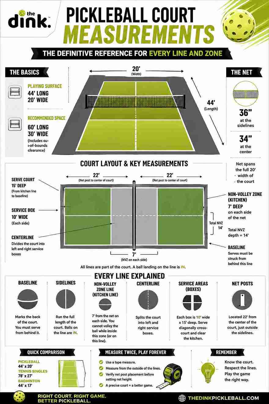 Pickleball Court Measurements