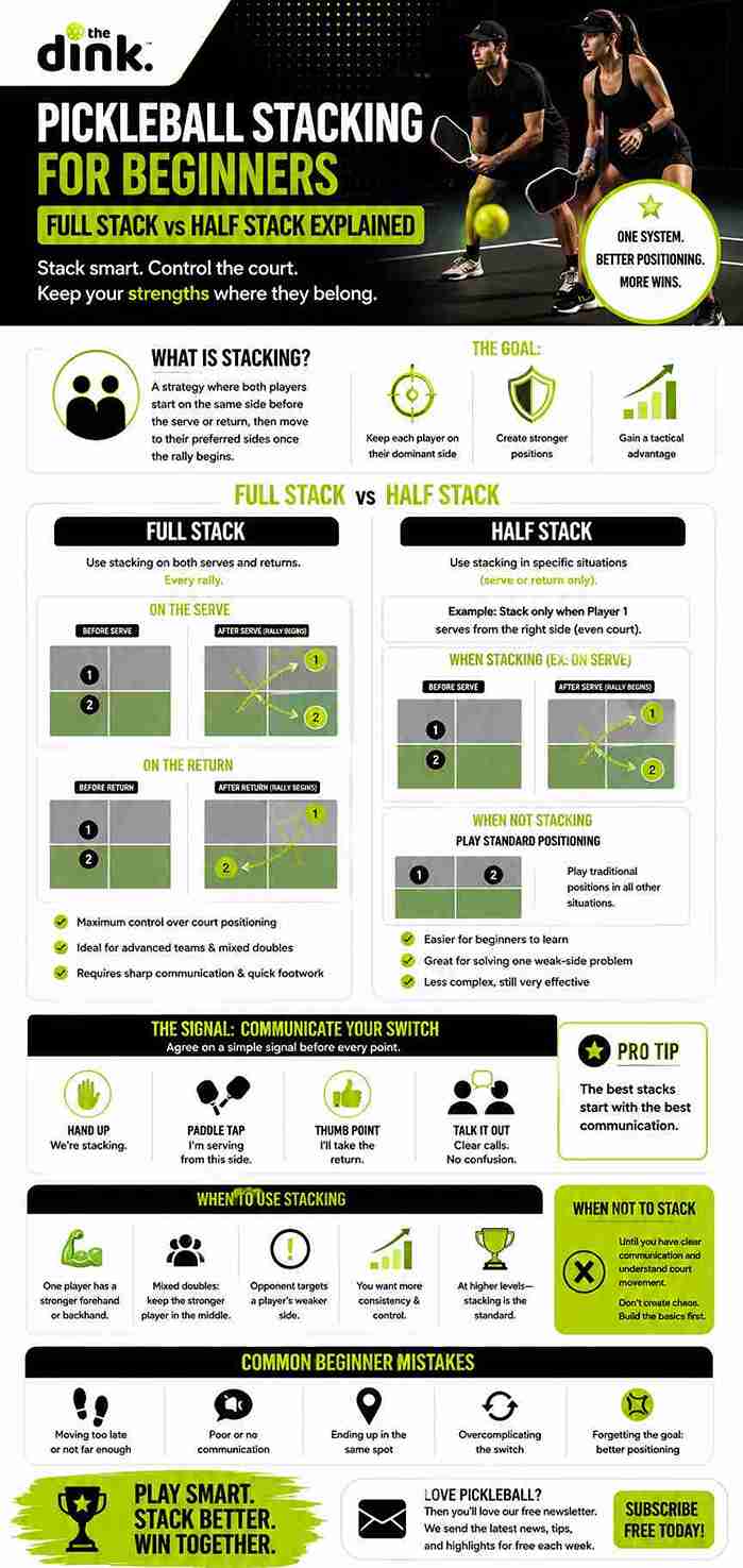 Pickleball Stacking for Beginners