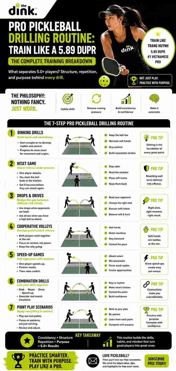 Pro Pickleball Drilling Routine