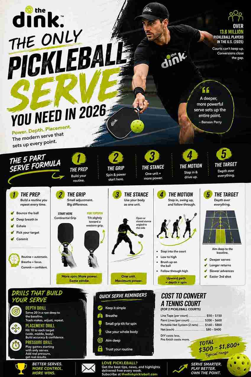 The Only Pickleball Serve You Need in 2026