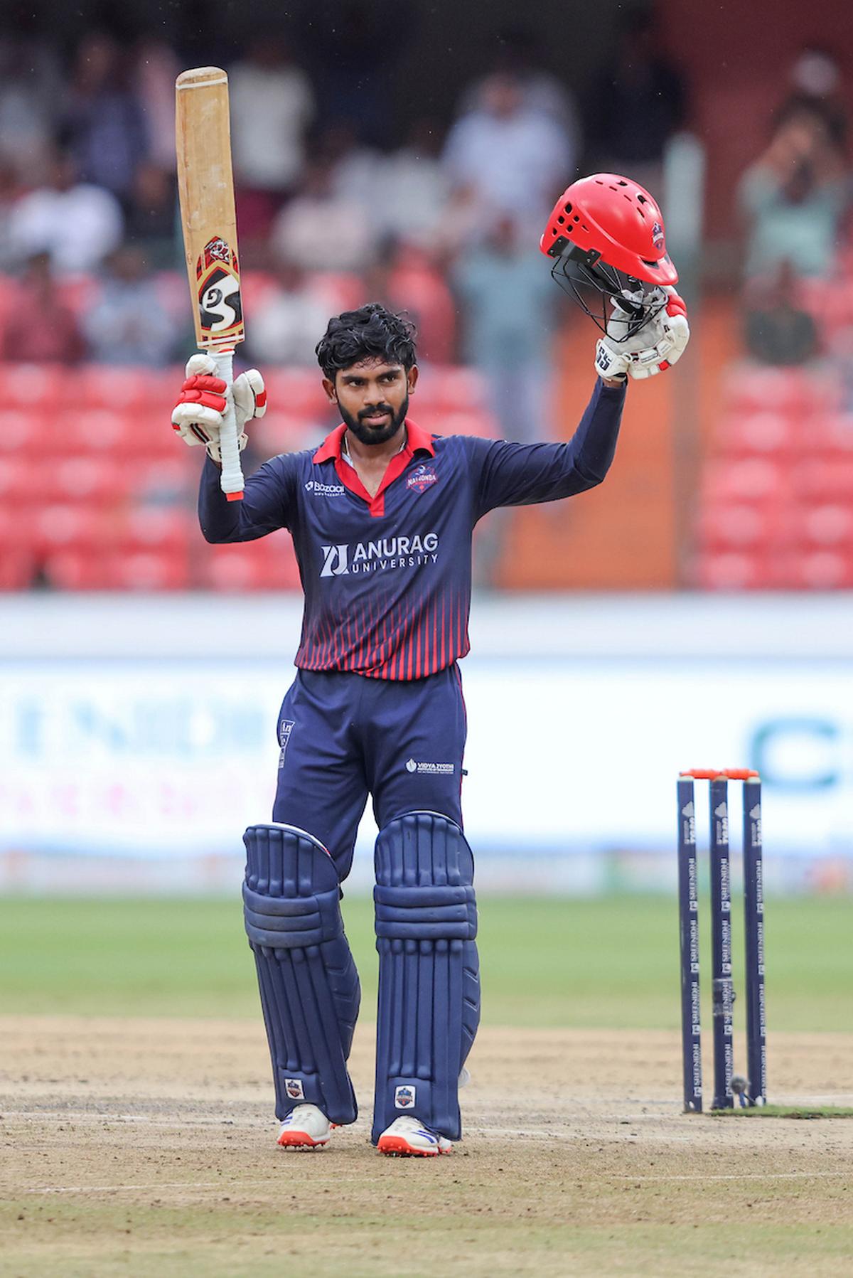 Gaurav brought up his breathtaking century in 46 balls before fittingly striking the winning runs, sealing a commanding victory with 21 deliveries to spare.